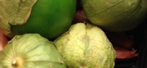 Raw, Organic & Nuts: Tomatillo & Pine Nut Salsa in the raw