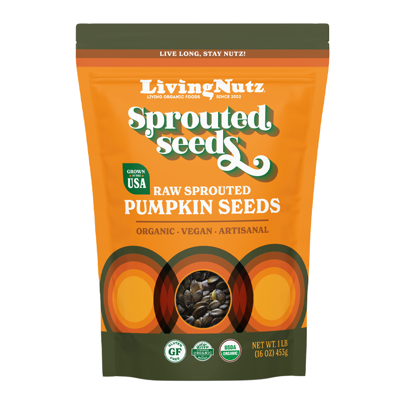 organic pumpkin seeds to plant Organic Sprouted USA Pumpkin Seeds