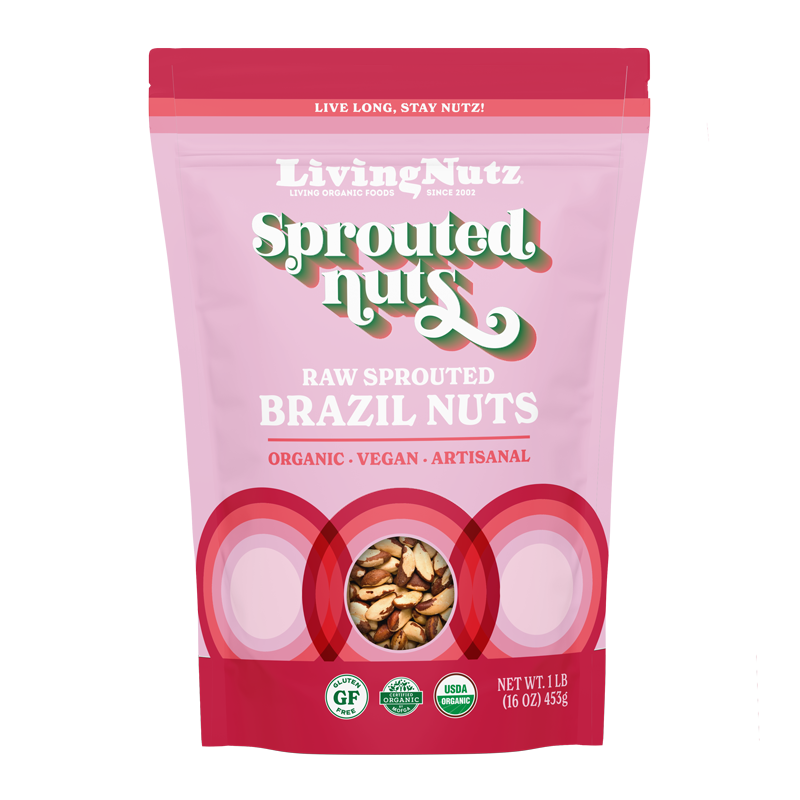 Sprouted Brazil Nuts, organic brazil nuts, organic nuts