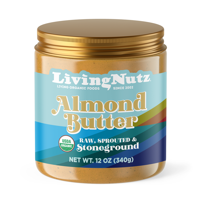 Almond butter, organic Almond nut butter, sprouted almond butter