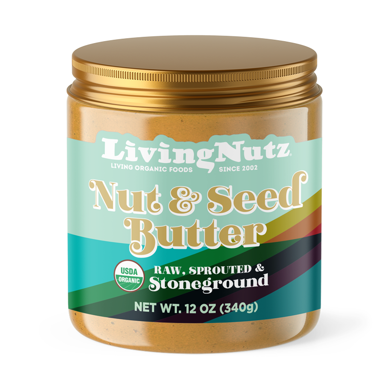 Nut Butter, Nut/seed Butter, Organic nut butter, sprouted nut and seed butter