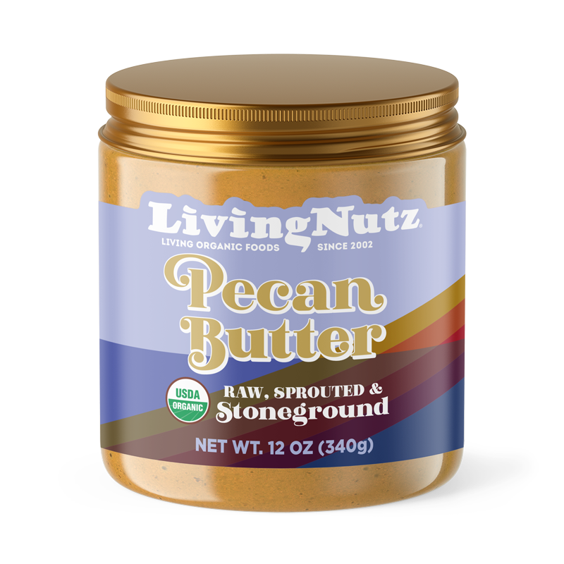 Nut Butter, Pecan Nut Butter, Organic nut butter, sprouted pecan butter