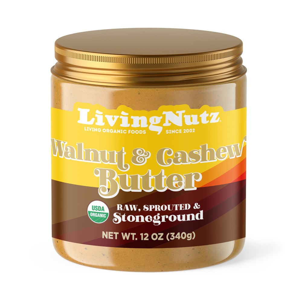 Home All ORGANIC SPROUTED WALNUT & CASHEW BUTTER Home All ORGANIC SPROUTED WALNUT & CASHEW BUTTER