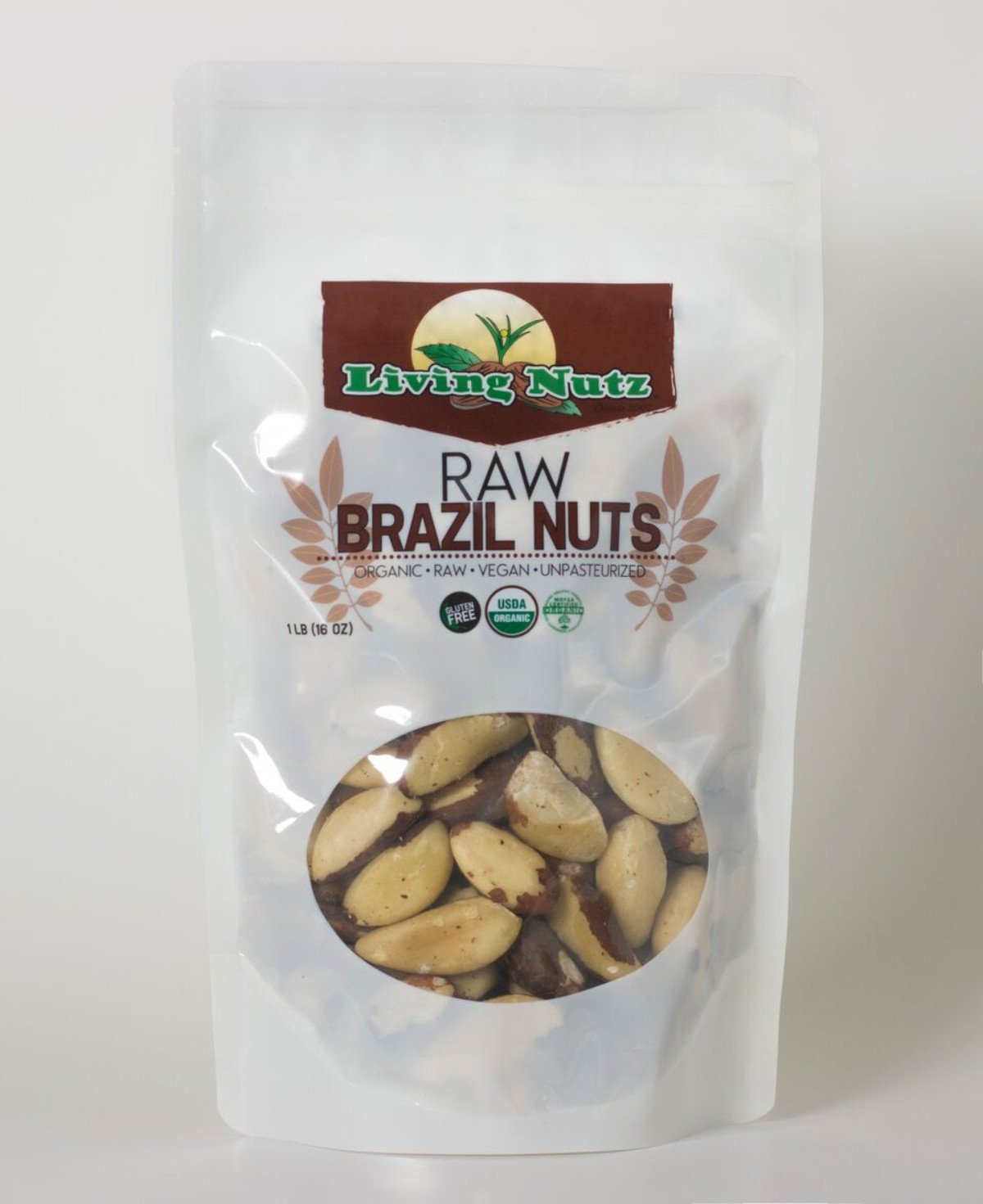 Raw organic Brazil nuts for healthy nut option. Raw nuts-Living Nutz