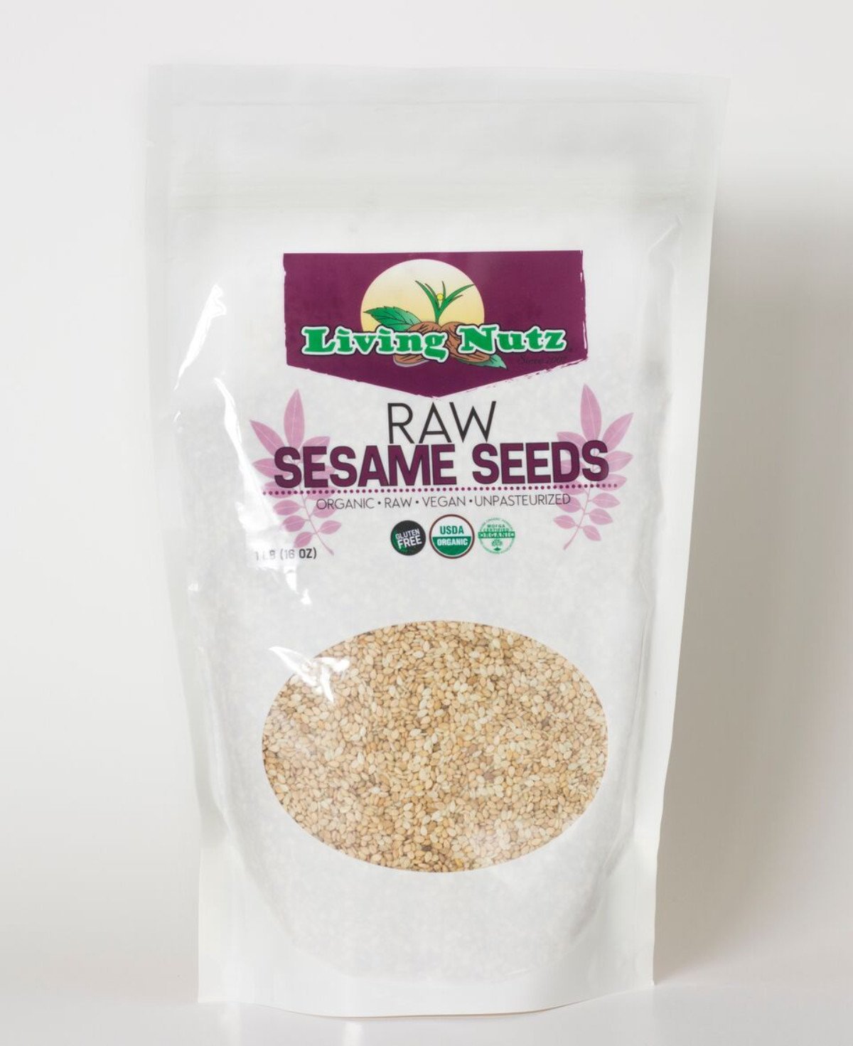 Raw organic sesame seeds. Sesame seeds for health