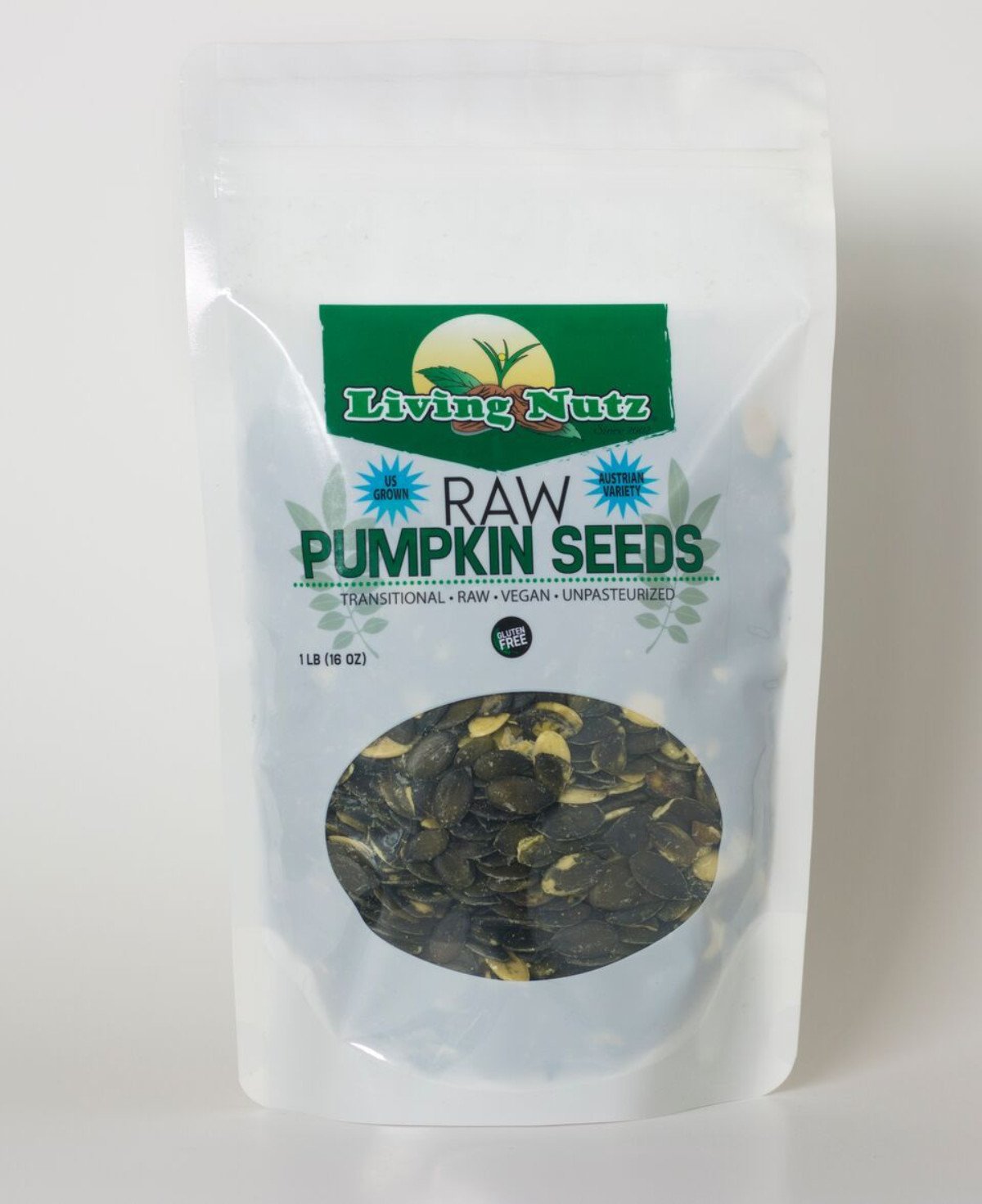 raw pumpkin seeds grown in the US. 